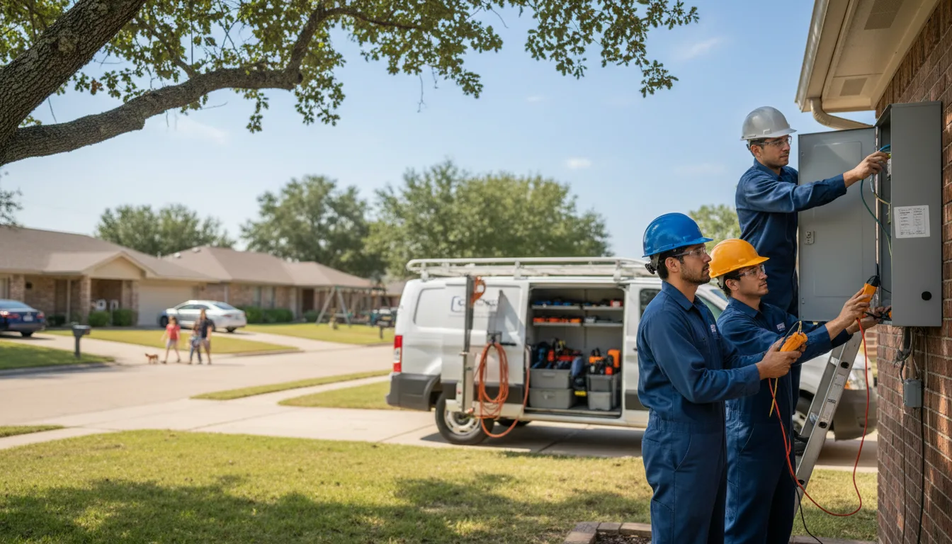 Certified electrician providing emergency electrical services in Greenwood, NE